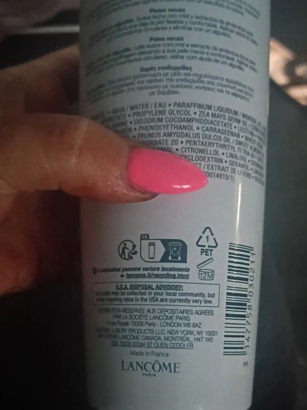 Lancome this gentle